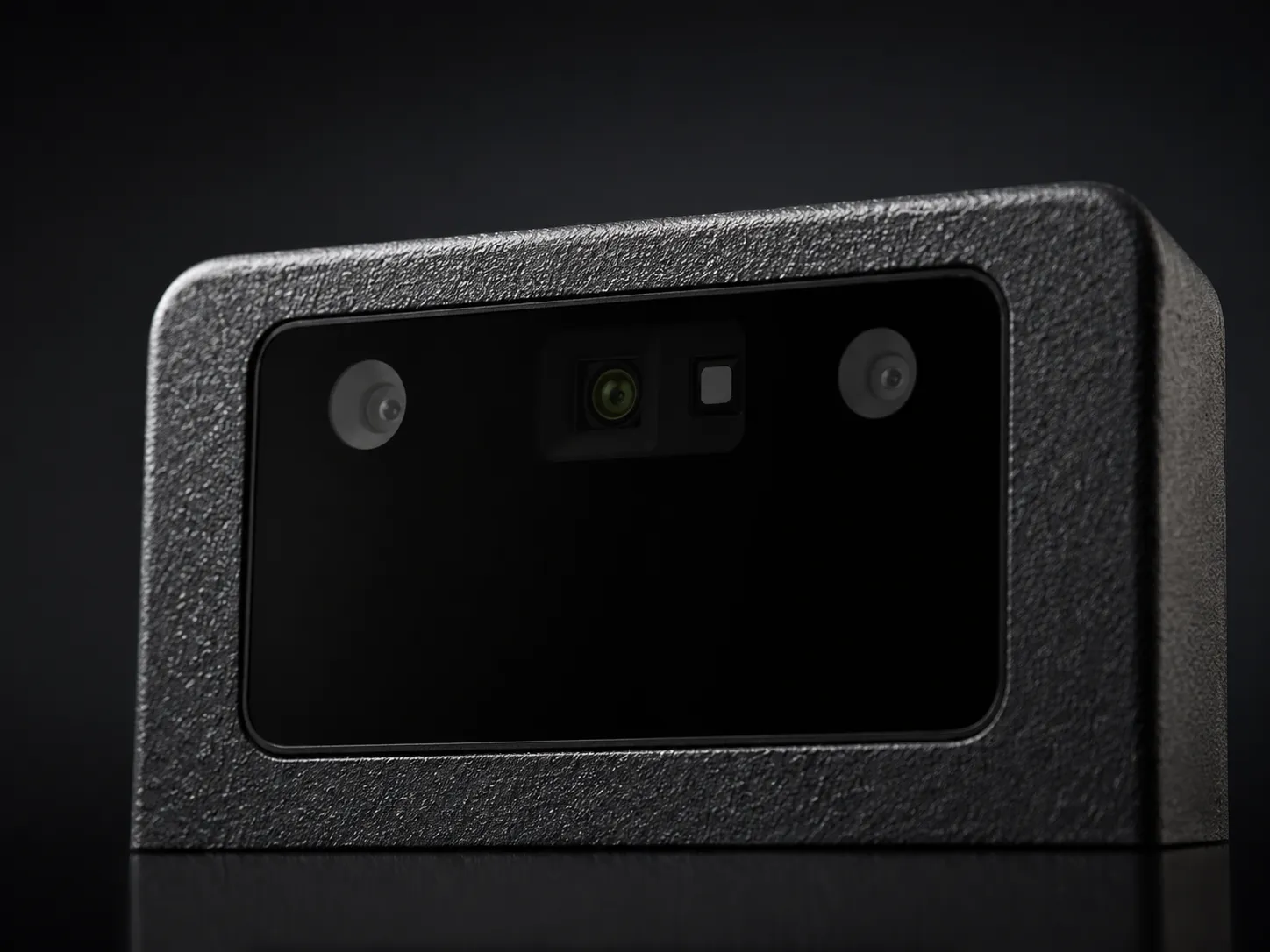 Close-up of the terminal's dual camera module
